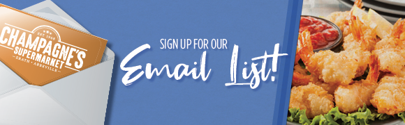 Sign up for our Email List